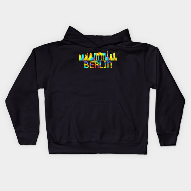 Berlin Rainbow Kids Hoodie by crunchysqueak